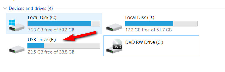Detect USB Drive Windows 10