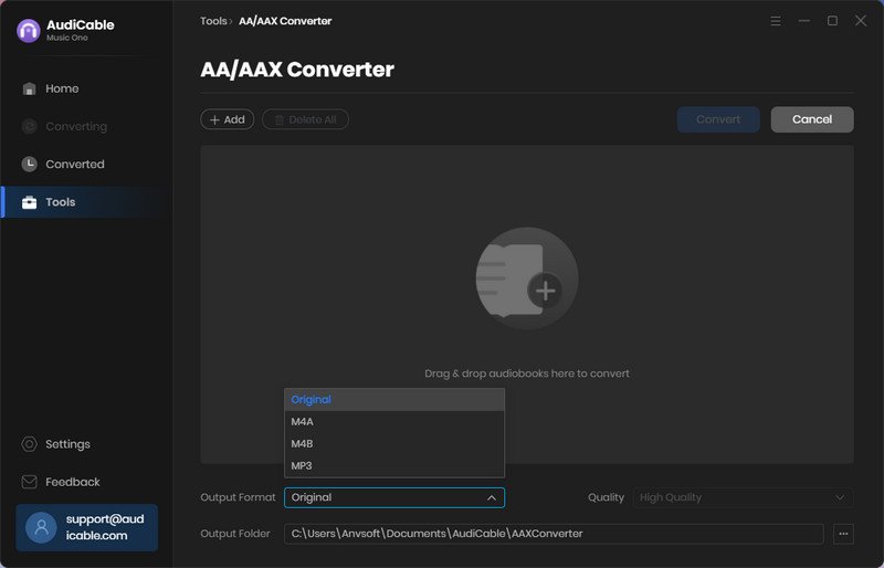 Convert Local AA/AAX